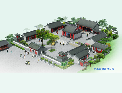 蟲(chóng)王廟設(shè)計(jì)效果圖