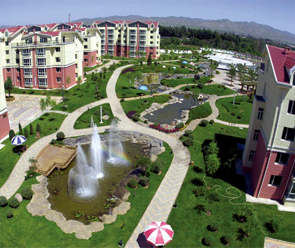 包頭市錦林花園溪流